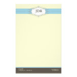 {TBA} Chic-Deko-Baby-Blau-kundengebundenes Briefpa Individuelles Büropapier