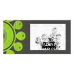 [TBA] Limone Blüten-Grafik Photo Karte