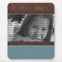 {TBA} Nobler Chic Blumen-FOTO-Schablone (aquamarin mousepads