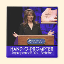 {TBA} Palins Teleprompter: Das Hand-O-Sofortigere magnete