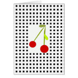 TBA ~ Retro Kirsch'n-Karo-Anmerkungs-Karte