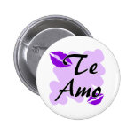 Te Amo - Spanisch - i-Liebe Sie Button