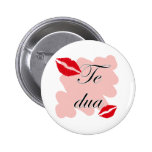 Te DUA - Albanisch - i-Liebe Sie Button
