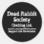 TEA stützen die Bewegung Runde Sticker