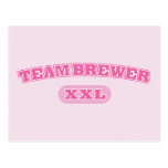 Team-Brauer-Rosa XXL Postkarten