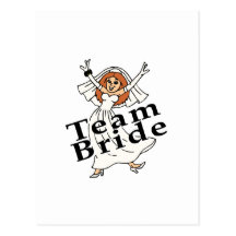 Team-Braut (Braut) Postkarten