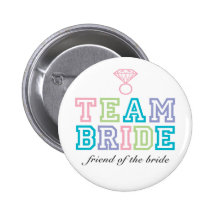 Team-Braut-Knopf Buttons