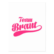 Team Braut postkarten
