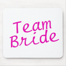 Team-Braut-Rosa Mauspad