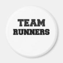 Team-Läufer Kühlschrankmagnete