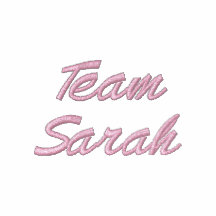Team Sarah - gestickte Jacke