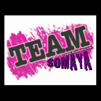 TEAM SOMAYA - Lila postkarten
