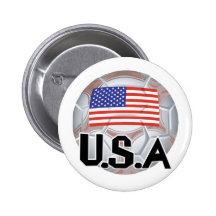 Team USA-Fußball Anstecknadelbuttons