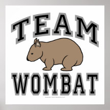 Team Wombat V Plakatdrucke