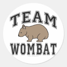 Team Wombat V Sticker
