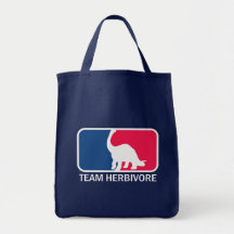 Teamherbivore-Vegetarier vegan Tragetasche