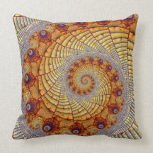 Tebas Classic Spiral Fraktal Kissen