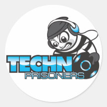 Techno Gefangene! Aufkleber