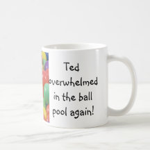 Ted im englischen Teebecher des Balpools… Kaffee Haferl