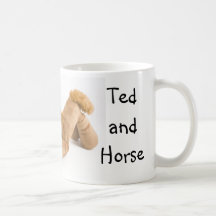 Ted- und Pferdedominospiel… Becher Kaffeehaferl