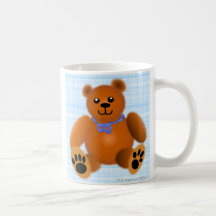 Teddybär mit Vers Becher Teetassen