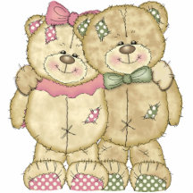 Teddybär-Paare - ursprüngliche Farben Photo Skulpturen