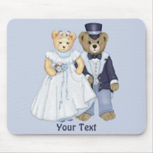 Teddybär Wedding - fertigen Sie besonders an Mousepads