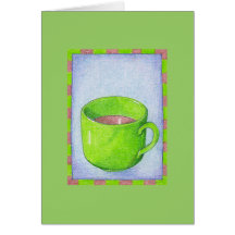 Tee in der Green Card Karte