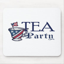 Tee-Party-Flagge Mauspad