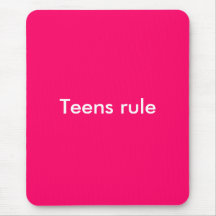 Teenagerregel Mousepad