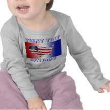 Teeny kleine Patriot-Baby-Patriot-Kleidung Hemd