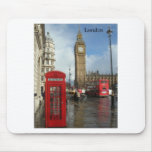 Telefonkasten Londons Big Ben (durch St.K) Mauspads