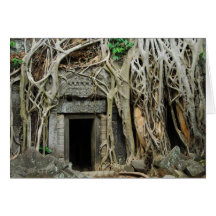Tempel angkor grußkarten