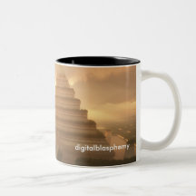 Tempel des Blatt-Bechers Tee Haferl