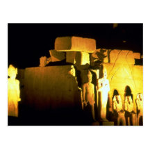 Tempel von Amon, Karnak Tempel, Wüste Luxors, Ägyp Postkarte