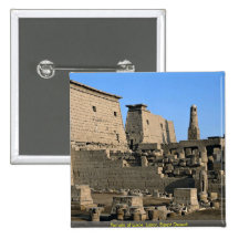 Tempel von Luxor, Luxor, Ägypten Wüste Anstecknadel