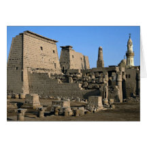 Tempel von Luxor, Luxor, Ägypten Wüste Karte