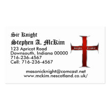 Templar QuerVisitenkarte