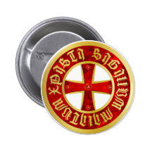 Templer Kreuz / Ritterkreuz / Crusaders Cross Buttons