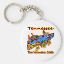 Tennessee der freiwillige Staatracoon-Blumen-Vogel Schlüsselband
