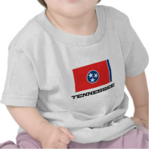 Tennessee-Flagge T-shirts