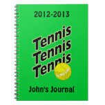 Tennis-Anmerkungs-Buch Spiral Notizbuch
