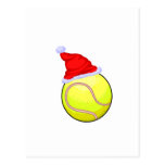 Tennis-Ball (Weihnachtsmannmütze) Postkarten