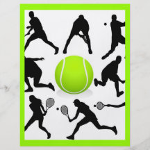 Tennis Bedruckte Flyer