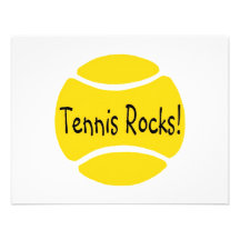 Tennis-Felsen Einladungskarte