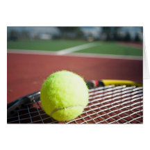 Tennis Grußkarte
