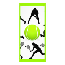 Tennis Individuelle Werbe Karte