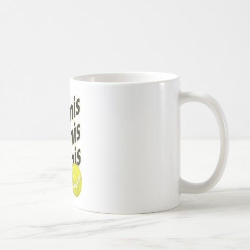Tennis ist mein Leben Kaffee Tasse