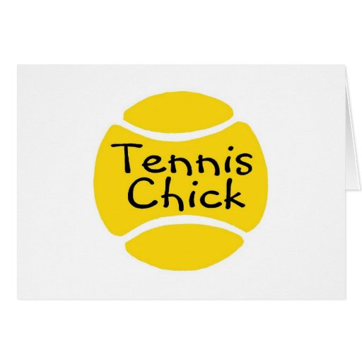 Tennis-Küken Karte