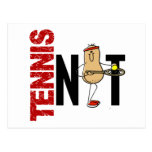 Tennis-Nuss 1 Postkarte